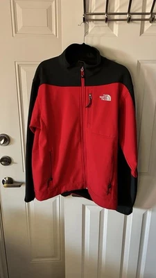 The North Face Apex Jacket Mens Large Red/black  Bionic Windstop Preppy Outdoor - Image 1 of 4