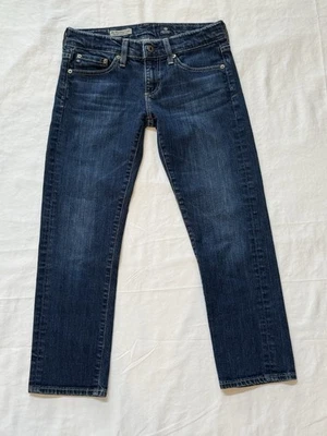 AG Adriano Goldschmied “The Tomboy Crop” Relaxed Straight Crop Jeans Size 25R - Imagem 1 de 4