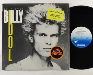 Billy Idol "Don't Stop" 12" EP Chrysalis w/ Poster Generation X - Picture 1 of 2