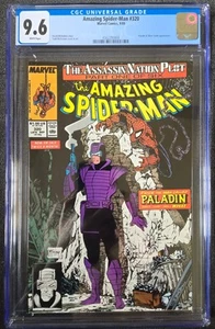 Amazing Spider-Man #320 (1989) CGC 9.6-Paladin & Silver Sable App-McFarlane Art - Picture 1 of 10