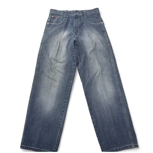Southpole Jeans Mens 32 x 32 Blue Baggy Denim Y2K Streetwear Hip Hop Relaxed - Picture 1 of 14