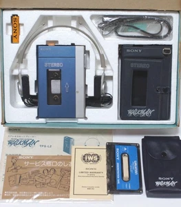 Sony TPS-L2 First Walkman Cassette Player Serviced w/ MDR-3L2 Headphones & Box - Picture 1 of 10