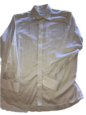 Joseph Abboud - Clásico - Hombre - 2XL-LS-Algodón-Crudo-Sin Patrón-Free-Camisa de Vestir Foto 1 de 4