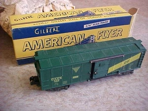 AMERICAN FLYER S GAUGE PENNSYLVANIA GREEN BOXCAR GAEX #922 - wrong box - Picture 1 of 5