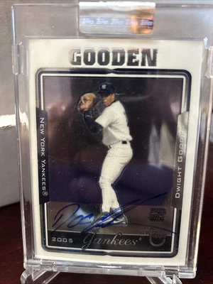 2005 Topps Retired Signature Edition Dwight Gooden Auto Uncirculated #TA-DG - Image 1 of 3