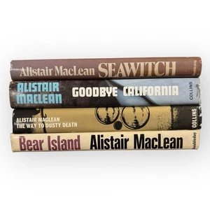 Alistair MacLean Lot (4 HC/DJ) – Seawitch, Goodbye California, Bear Island | VG - Picture 1 of 17