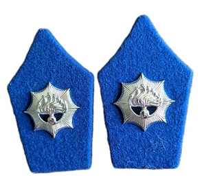 Netherlands Shoulder Rank Insignia National Police Vintage 1980s Pair Epaulets - Picture 1 of 4