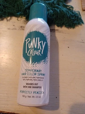 Punky Colour - Spray de color de cabello temporal - 3,5 oz / 100 g - pavo real Foto 1 de 2