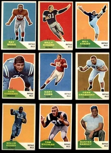 1960 Fleer Buffalo Bills Team Set 4 - VG/EX 6912098 - Picture 1 of 2