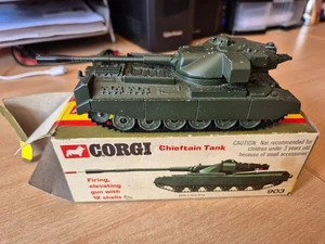 Vintage Corgi 903 Chieftain Tank - great condition - Imagen 1 de 5
