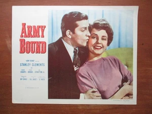 ARMY BOUND ORIGINAL 1952 LC 11X14 STANLEY CLEMENTS KAREN SHARPE EX - Picture 1 of 2