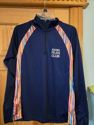 Saia Esportiva Zooma Run Club Manga Longa Quarto Zíper Tamanho Pequeno - Imagem 1 de 3