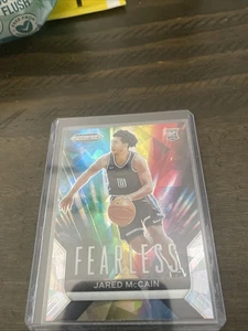 Jared McCain Rookie Card Cracked Ice Prizm Fearless 2024 Prizm Draft Picks #8 - Picture 1 of 1