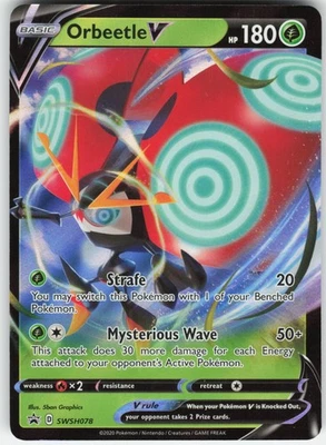 Orbeetle V - Promo SWSH: Sword & Shield Promo Cards SWSH078 LP-NM - Image 1 of 2
