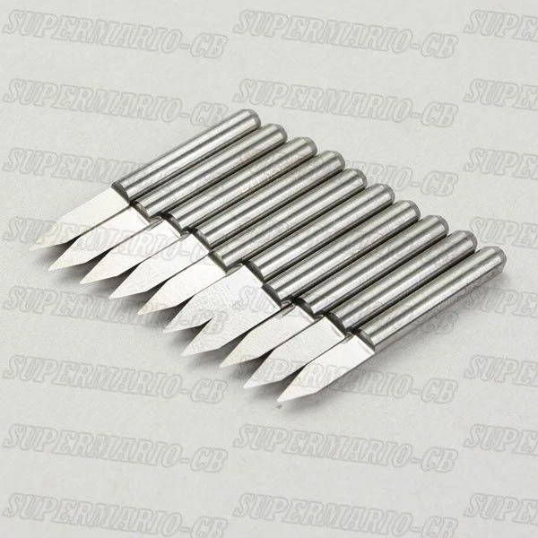 10x High Quality 1/8'' Carbide PCB Engraving Bit CNC Router Tool 40° 0.3mm - Image 1 of 1
