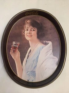 VINTAGE GETRÄNK COCA-COLA ORINALDOSE METALL TABLETT. VINTAGE COCA COLA GROSSES TABLETT. - Bild 1 von 12