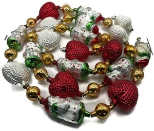 Christopher Radko Weihnachtsmann Herzen Girlande Christbaumschmuck beschädigt - Bild 1 von 11