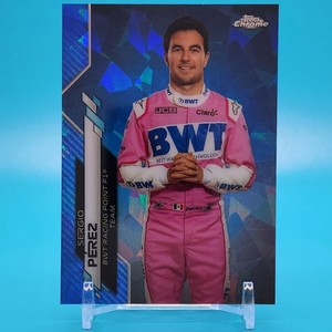 SERGIO PEREZ CHECO 2020 TOPPS CHROME SAPPHIRE FORMULA 1 #13 PORTRAIT F1 RED BULL
