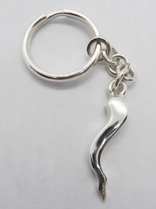 Cornetto : Portachiavi Portafortuna in Argento 925 - Corno - Fortuna - Brisè - - Imagen 1 de 7