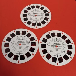 Vintage Schlumpfette Schlumpf 1982 Cartoon 3 Rollen Viewmaster Set 1000 - Bild 1 von 5