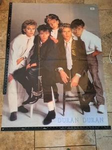 DURAN DURAN Vintage Poster New Wave Rock 1985 48×36 Huge Large - Picture 1 of 1