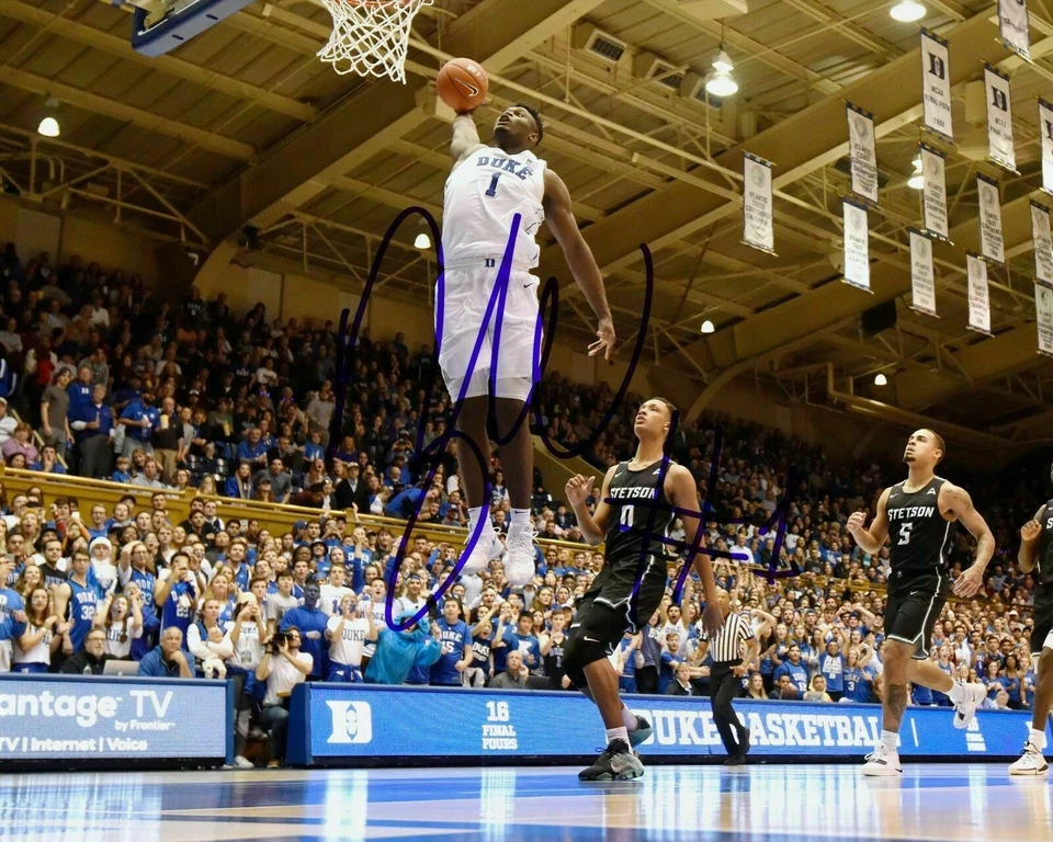 ZION WILLIAMSON (DUKE) Autographed 8x10 Photo (RP) - Image 1 of 1