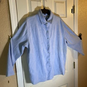 VINTAGE Cabin Creek MENS XL EXTRA LARGE Sweatshirt Button Down Fleece Collared - Picture 1 of 10