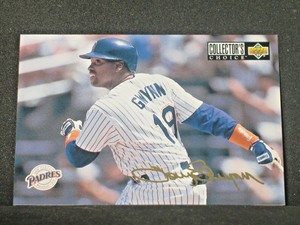 Tony Gwynn 1994 Collectors Choice Gold Signature #344 San Diego Padres Parallel