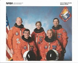 NASA Photo Crew Of Space Shuttle Columbia Mission Exploration STS-62 (1994) 8x10 - Picture 1 of 2