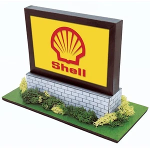 Real Racing Models Roadside Billboard "Shell" 1/43 scale slot car building - Picture 1 of 5