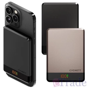 Cygnett 5k MagSlim Power Bank Magnetic Power Bank Supports MagSafe 20W USB-C - Picture 1 of 15