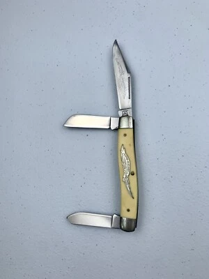 Cuchillo águila de tres hojas Schrade Walden E1 Patrick Henry Foto 1 de 4