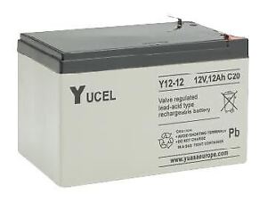 YUASA - Yucel 12V 12Ah Uszczelniony akumulator kwasowo-ołowiowy