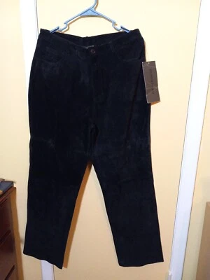 Брюки женские Brandon Thomas 100% кожа размер 12 новые с биркой. - Изображение 1 из 3