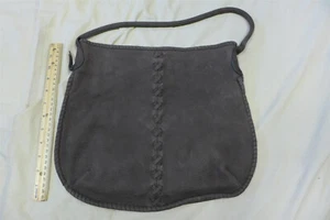 ADRIENNE VITTADINI Dark Brown Leather "Ottawa" Hobo Bag/Handbag 14x12" NEW/NWOT - Picture 1 of 4