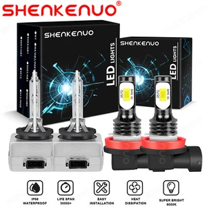 For BMW 335i 2007-2015 4x D1S+H11 LED Headlight HID High/Low Beam+Fog Light Bulb - Bild 1 von 18