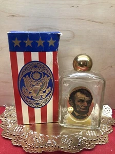 Vintage Abraham Lincoln Empty Avon Bottle 4 oz of BOTTLE - Picture 1 of 3