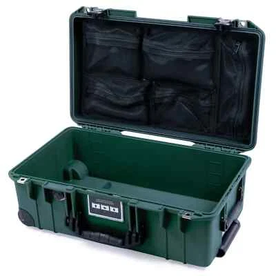 Trekking Green & Black Pelican 1535 Air Case With TSA Latches & Mesh Organizer - Image 1 of 3