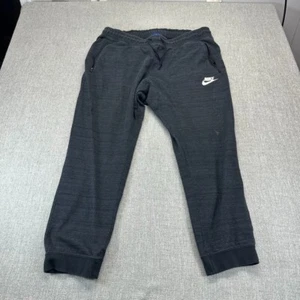 Pantalones de chándal vintage Nike para hombre 3XL negros con cremallera cónica bolsillos Swoosh - Imagen 1 de 10