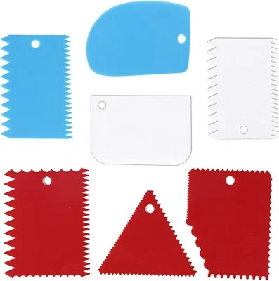 "7 piezas de raspador de pastel, raspador de banco, raspador de masa, raspador d Foto 1 de 4