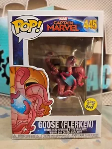 GOOSE (FLERKEN) - Funko Pop #445 - Glows in the Dark - Captain Marvel - (p149) - Picture 1 of 5