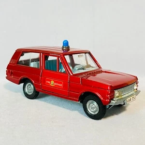 Dinky Toys #195 Range Rover Fire Services Metallic Red 4.5" 1960's Vintage - Picture 1 of 12