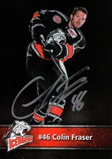 2015-16 Nürnberg Ice Tigers Hockey Colin Fraser Postcard Nuremberg Germany