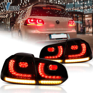 VLAND Smoked Tail Light Fit For Volkswagen VW Golf 6 MK6 GTI 10-14 Rear Lamps