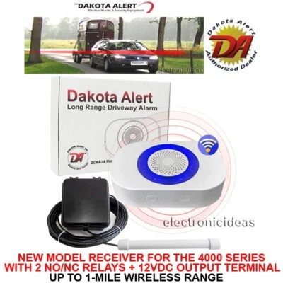 DAKOTA ALERT DCPA-4K PLUS/DCPA-4000 PLUS PROBE ALERT DRIVEWAY ALARM KIT + RELAYS - Image 1 of 4