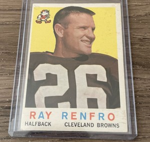 1959 Topps Set Break # 37 Ray Renfro EX-EXMINT Cleveland Browns