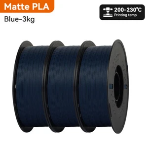 3D Printer Filament Matte PLA 3KG 1.75mm Spools Bundles 1KG/2.2lbs Multicolor - Picture 1 of 16