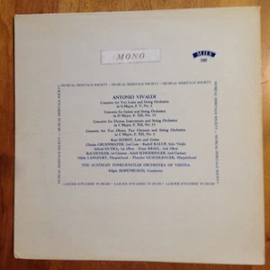 Vivaldi Concerto Guitar Strings Violin Seipenbusch Vienna Vinyl LP Free Shipping - Picture 1 of 10