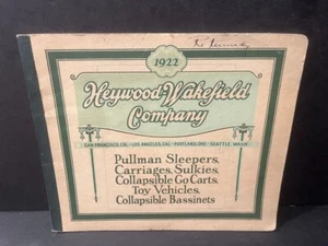 Heywood Wakefield 1922 Sleepers Carriages Go-Carts Sulkies Toys Catalog - Picture 1 of 9