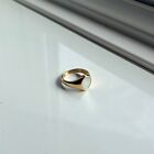 14k Gold Plated Signet Ring Men White Pearl Mens Ring Mens Jewelry Gift For Him